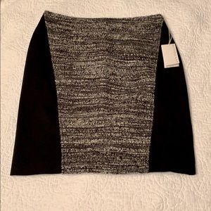Ann Taylor mixed media skirt - NWT